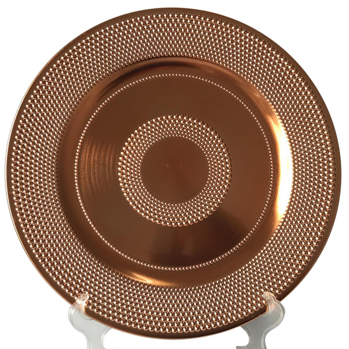 Set de 3 Portaplatos Navidad color cobre