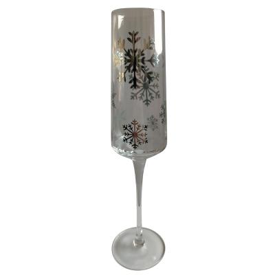 Set de 4 Copas de Champagne Navidad Colección Nórdica