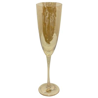 Set de 6 Copas Champagne Navidad Colección Oro